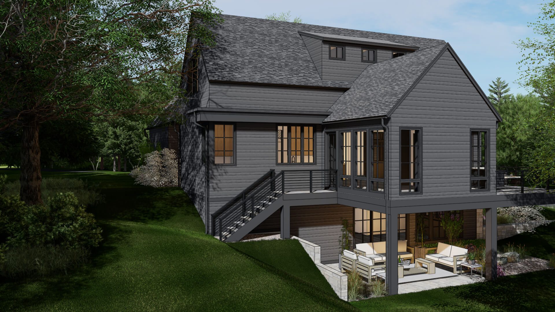 LaSalle Hampton Rendering for Sign - Left to Rear